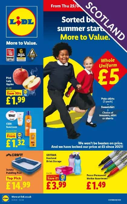 Lidl Weekly Leaflet - Scotland leaflet preview
