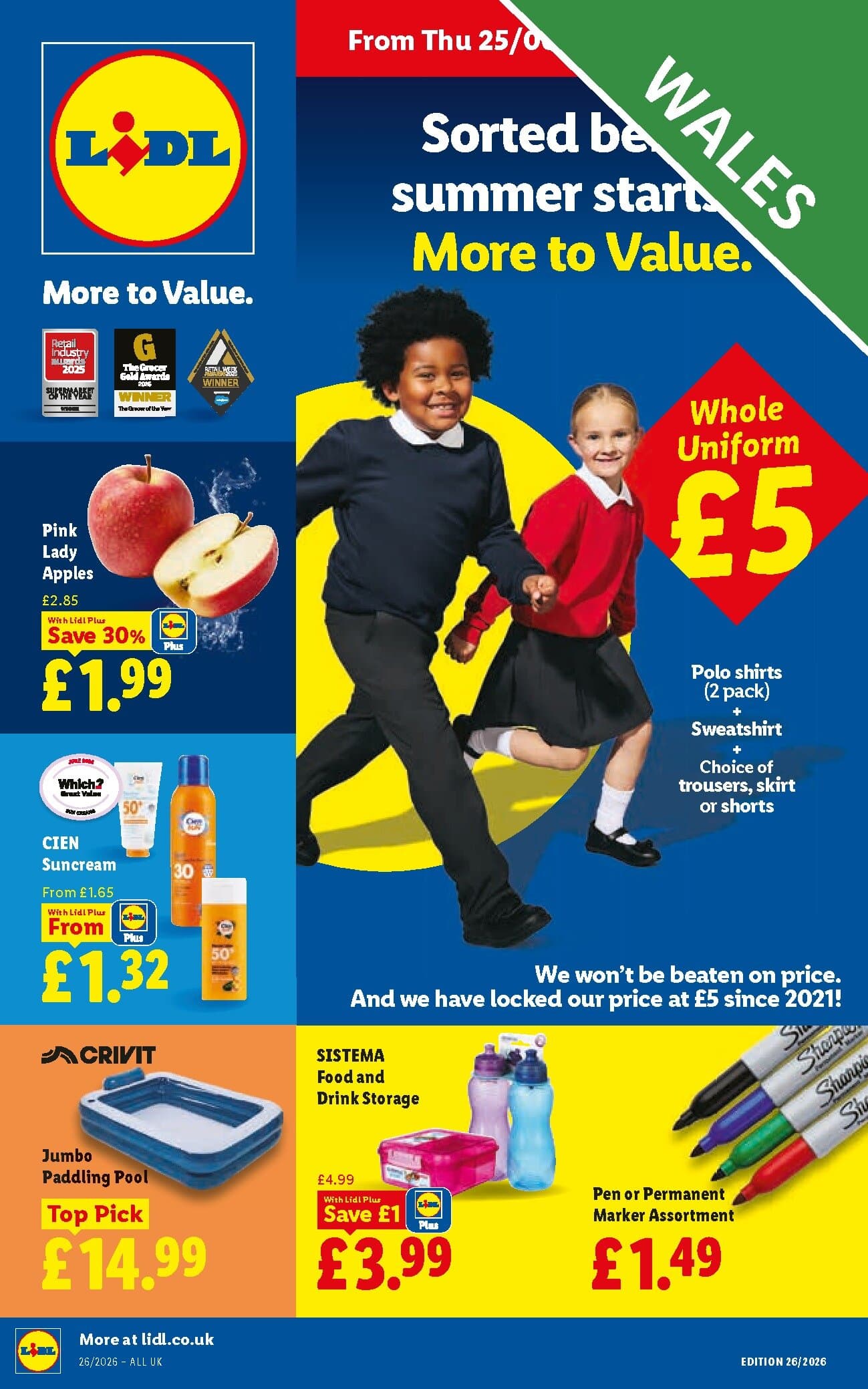 Lidl Weekly Leaflet - Wales Seite 1