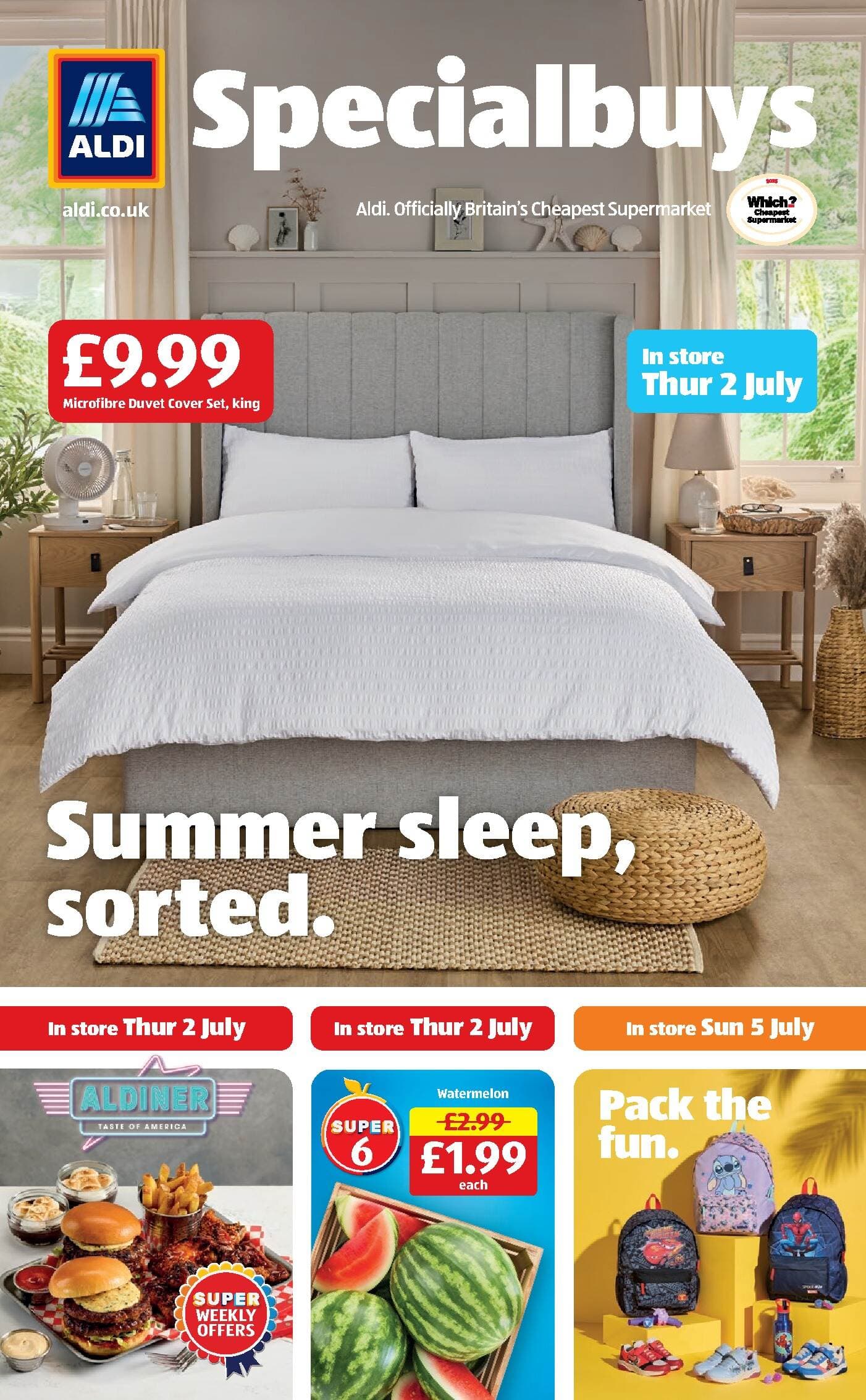 Aldi Weekly Leaflet page 1