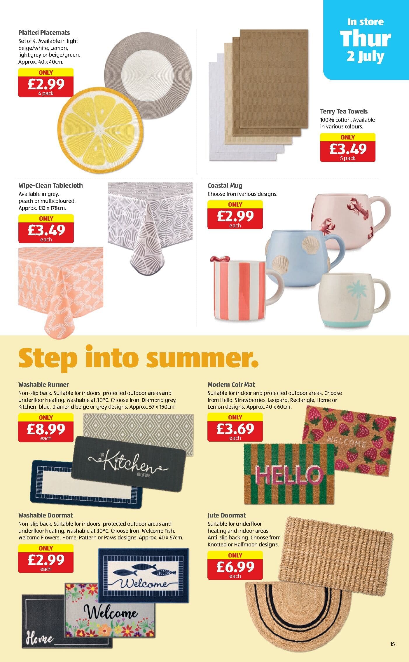 Aldi Weekly Leaflet page 15